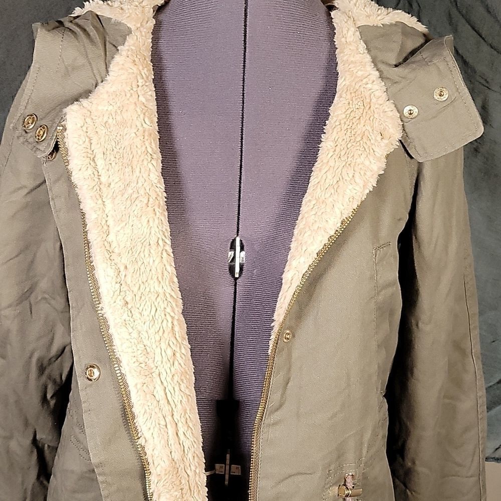Collection B Juniors' Hooded Anorak Jacket - Picture 10 of 13